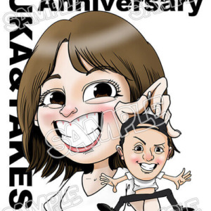 記念日似顔絵